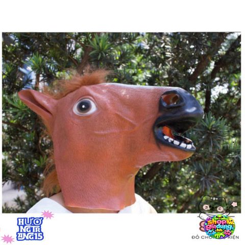 Mặt Nạ Hóa Trang Ngựa Cosplay Halloween - Silicone Đáng Yêu Cho Tiệc Hóa Trang Và Lễ Hội Выбор Thú Vị
