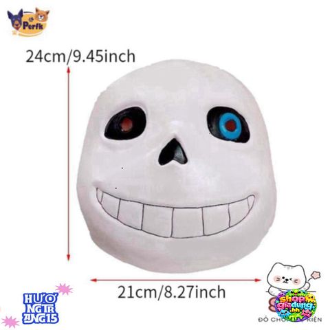 Mặt nạ Cosplay Undertale Sans - Phụ kiện Halloween Lễ hội Mardi Gras - Độc đáo và thoải mái cho bữa tiệc