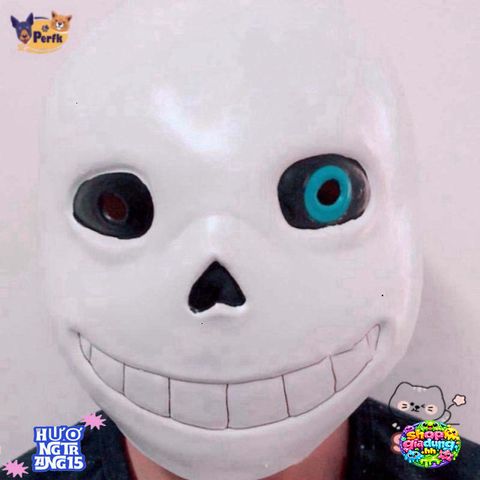 Mặt nạ Cosplay Undertale Sans - Phụ kiện Halloween Lễ hội Mardi Gras - Độc đáo và thoải mái cho bữa tiệc