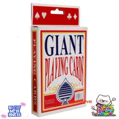 Bộ Bài Poker Cỡ Đại Độc Đáo - Chất Liệu Giấy Cao Cấp Cho Những Giây Phút Thú Vị Ngày Tết Cùng Gia Đình và Bạn Bè