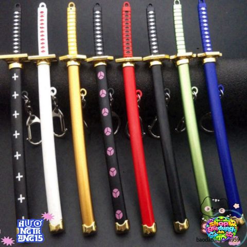Móc Khóa Kiếm Katana Law One Piece Zoro - Hợp Kim Cao Cấp 16cm, Đồ Trang Trí Anime Nhật Bản, Quà Tặng Fan Hâm Mộ