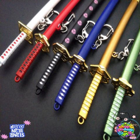 Móc Khóa Kiếm Katana Law One Piece Zoro - Hợp Kim Cao Cấp 16cm, Đồ Trang Trí Anime Nhật Bản, Quà Tặng Fan Hâm Mộ