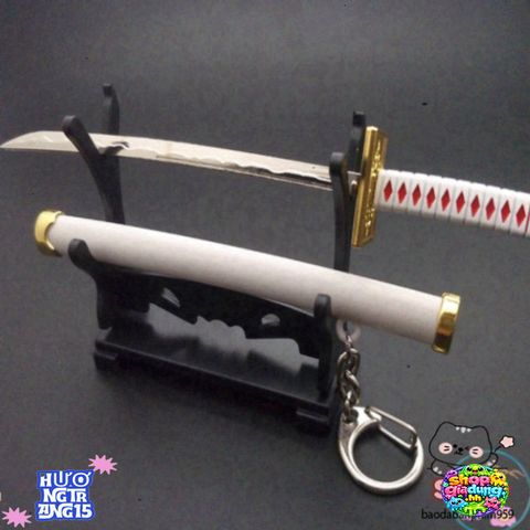 Móc Khóa Kiếm Katana Law One Piece Zoro - Hợp Kim Cao Cấp 16cm, Đồ Trang Trí Anime Nhật Bản, Quà Tặng Fan Hâm Mộ