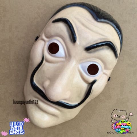 Mặt Nạ Queen Salvador Dali - Money Heist Phi Vụ Thế Kỷ Hóa Trang Halloween Phụ Kiện Tiệc Tùng Độc Đáo