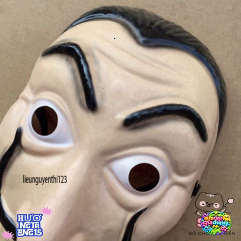 Mặt Nạ Queen Salvador Dali - Money Heist Phi Vụ Thế Kỷ Hóa Trang Halloween Phụ Kiện Tiệc Tùng Độc Đáo