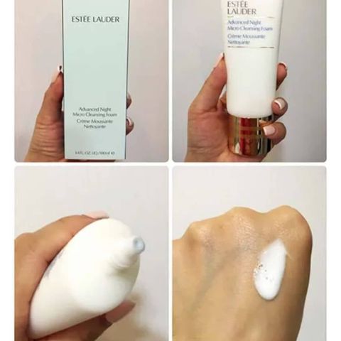 Sữa Rửa Mặt Tạo Bọt Estée Lauder Advanced Night Micro Cleansing Foam 100ml - Chăm Sóc Da, Làm Sạch Sâu, Phù Hợp Mọi Loại Da