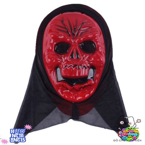 Mặt Nạ Scream Đen Kinh Dị - Phụ Kiện Hóa Trang Halloween Độc Đáo Cho Tiệc Và Sự Kiện Ma Quái