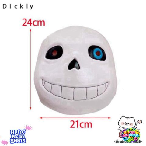 Mặt Nạ Trùm Đầu Undertale Sans - Trang Phục Halloween Độc Đáo Cho Nam Nữ - Phụ Kiện Hóa Trang Thú Vị