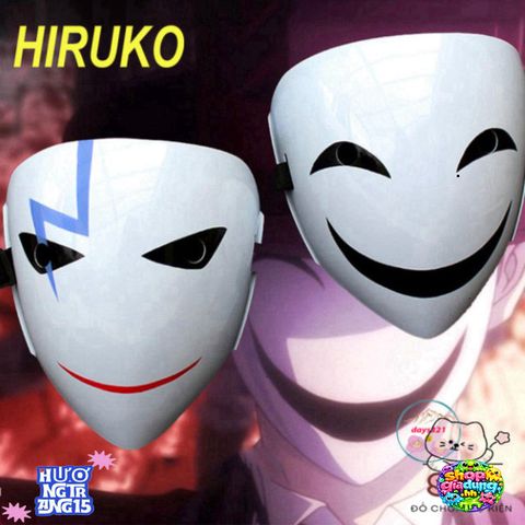 Mặt Nạ Hóa Trang Halloween HIRUKO - Mặt Cười Vui Nhộn Độc Đáo, Phụ Kiện Cosplay Hoàn Hảo Cho Tiệc Tùng và Lễ Hội