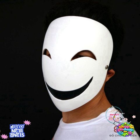 Mặt Nạ Hóa Trang Halloween HIRUKO - Mặt Cười Vui Nhộn Độc Đáo, Phụ Kiện Cosplay Hoàn Hảo Cho Tiệc Tùng và Lễ Hội
