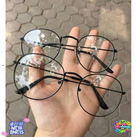 Kính Tròn Gọng Sắt Nobita - Kính Mắt Không Độ Nhiều Màu Cho Nam Nữ Thời Trang, Kính Chống Bụi, Giá Tốt