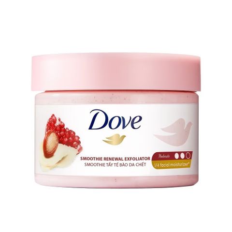 Tẩy Tế Bào Chết Dưỡng Ẩm Toàn Thân Dove Hương Lựu Đỏ Chính Hãng - Sản Phẩm Chăm Sóc Da Mềm Mịn, Tươi Mới, Phù Hợp Mọi Loại Da