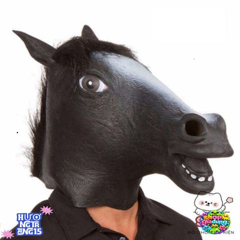 Mặt Nạ Cosplay BoJack Horseman - Phụ Kiện Hóa Trang Halloween Độc Đáo Cho Nam Nữ, Đồ Đạo Cụ Vui Nhộn