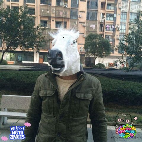 Mặt Nạ Cosplay BoJack Horseman - Phụ Kiện Hóa Trang Halloween Độc Đáo Cho Nam Nữ, Đồ Đạo Cụ Vui Nhộn