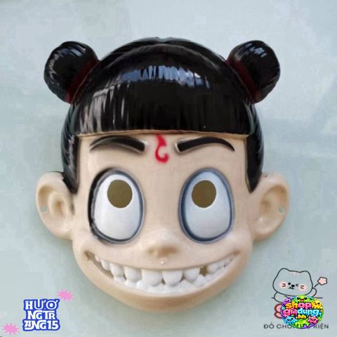 Mặt Nạ Natra Thái Tử Tây Du Ký - Phụ Kiện Hóa Trang Siêu Anh Hùng Cho Halloween, Cosplay & Tiệc Tùng