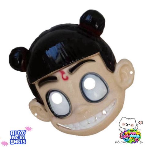 Mặt Nạ Natra Thái Tử Tây Du Ký - Phụ Kiện Hóa Trang Siêu Anh Hùng Cho Halloween, Cosplay & Tiệc Tùng