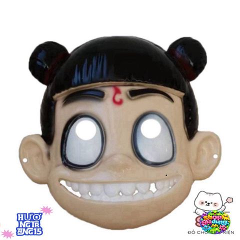 Mặt Nạ Natra Thái Tử Tây Du Ký - Phụ Kiện Hóa Trang Siêu Anh Hùng Cho Halloween, Cosplay & Tiệc Tùng
