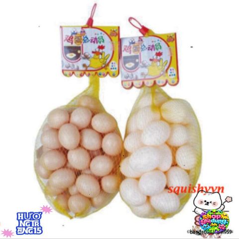 Bộ 10 Quả Trứng Gà Giả Nhựa An Toàn - Trang Trí Mô Hình Chuồng Ấp & Hoạt Động Nghệ Thuật Sáng Tạo