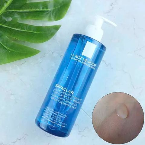 Sữa Rửa Mặt Gel La Roche-Posay Effaclar 400ml - Dành Cho Da Dầu Nhạy Cảm, Làm Sạch Dịu Nhẹ, Chính Hãng Từ Pháp