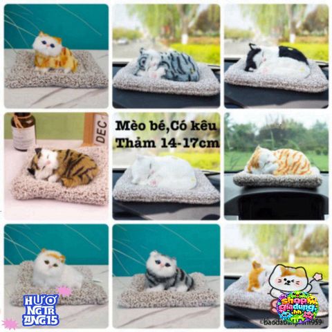Thú Bông Hút Mùi Than Hoạt Tính Trang Trí Xe Hơi - Khử Mùi & Lọc Không Khí cho Chó Mèo - Phụ Kiện Dễ Thương và An Toàn cho Gia Đình