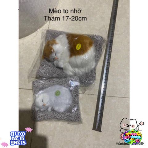 Gấu Bông Chó Mèo Lõi Than Hoạt Tính - Đồ Trang Trí Xe Ô Tô, Phụ Kiện Decor Bàn Làm Việc, Quà Tặng Sinh Nhật Dễ Thương