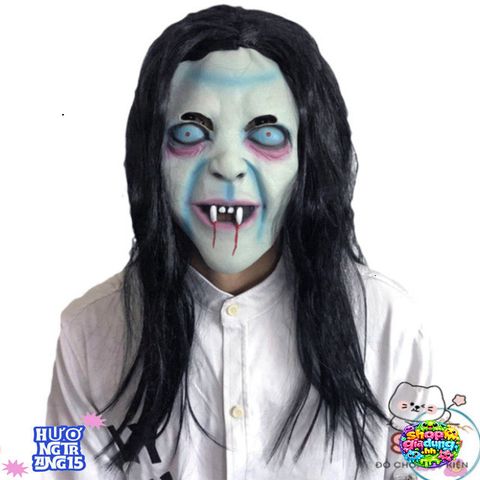 Mặt Nạ Ma Cà Rồng Halloween - Thiết Kế Độc Đáo, Latex An Toàn, Phụ Kiện Hóa Trang Nổi Bật Cho Bữa Tiệc Ma Quái