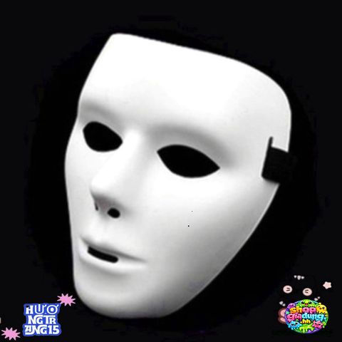 Mặt Nạ Hóa Trang Dạ Hội Jabbawockeez Màu Trắng Phong Cách Hip Hop - Phụ Kiện Tiệc Halloween Độc Đáo, Thiết Kế Sáng Tạo