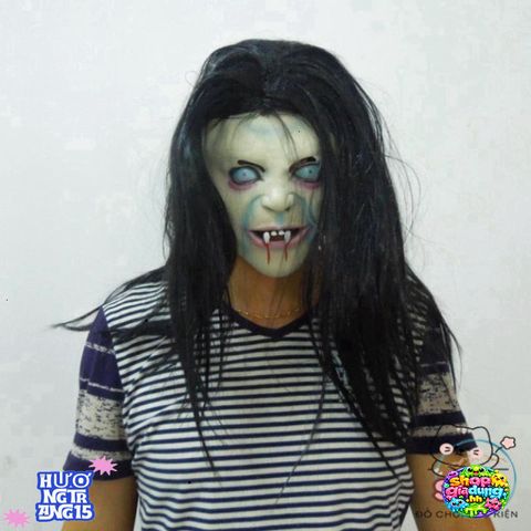 Mặt Nạ Ma Cà Rồng Halloween - Thiết Kế Độc Đáo, Latex An Toàn, Phụ Kiện Hóa Trang Nổi Bật Cho Bữa Tiệc Ma Quái