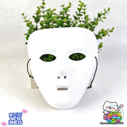 Mặt Nạ Hóa Trang Dạ Hội Jabbawockeez Màu Trắng Phong Cách Hip Hop - Phụ Kiện Tiệc Halloween Độc Đáo, Thiết Kế Sáng Tạo