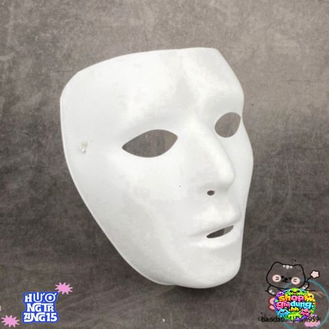 Mặt Nạ Hóa Trang Dạ Hội Jabbawockeez Màu Trắng Phong Cách Hip Hop - Phụ Kiện Tiệc Halloween Độc Đáo, Thiết Kế Sáng Tạo