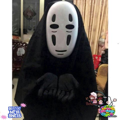 Bộ Trang Phục Ma Quái Halloween - Áo Choàng, Mặt Nạ và Găng Tay Đen Huyền Bí Dành Cho Người Lớn và Trẻ Nhỏ