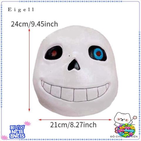 Mặt Nạ Trùm Đầu Undertale Sans - Phụ Kiện Thời Trang Hóa Trang Hoàn Hảo Cho Halloween và Các Buổi Tiệc Tem Ấn Tượng