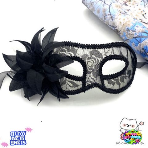 Mặt Nạ Hoa Ren Độc Đáo Nửa Mặt Halloween - Đạo Cụ Trang Điểm Lý Tưởng Cho Tiệc Tùng và Sự Kiện Đặc Biệt