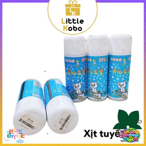 Bình Xịt Tuyết Giáng Sinh 210ml - Trang Trí Tiệc Tùng, Lễ Hội, Sinh Nhật - Tạo Không Khí Vui Tươi và Ấm Áp