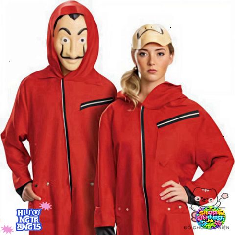 Mặt Nạ Giáo Sư Money Heist - Biểu Tượng Netflix Cosplay, Chăm Sóc Da, Hoá Trang Halloween, Thích Hợp Cho Mọi Lứa Tuổi