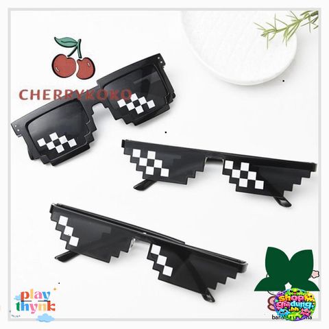 Kính Mát Thuglife Cherry - Kính Râm Thời Trang Độc Đáo, Chống UV400, Thiết Kế Hài Hước, Phong Cách Năng Động cho Đi Biển và Tiệc Tùng