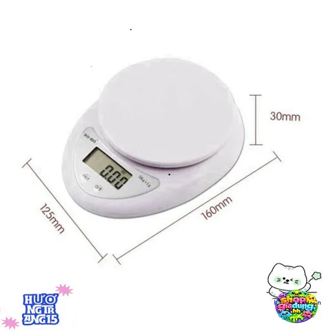 Cân Điện Tử Thông Minh BUMBI B05 - 5KG Định Lượng Chính Xác Cho Nhà Bếp, Màn Hình LCD, Thiết Kế Gọn Nhẹ, Đơn Giản Sử Dụng