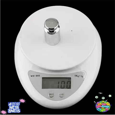 Cân Điện Tử Thông Minh BUMBI B05 - 5KG Định Lượng Chính Xác Cho Nhà Bếp, Màn Hình LCD, Thiết Kế Gọn Nhẹ, Đơn Giản Sử Dụng