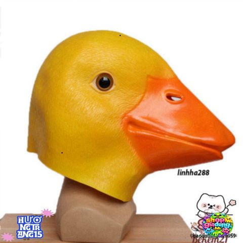 Mặt Nạ Hóa Trang Vịt Donald Độc Đáo - Phụ Kiện Halloween Ngộ Nghĩnh cho Tiệc Tùng và Sự Kiện Chuyên Nghiệp