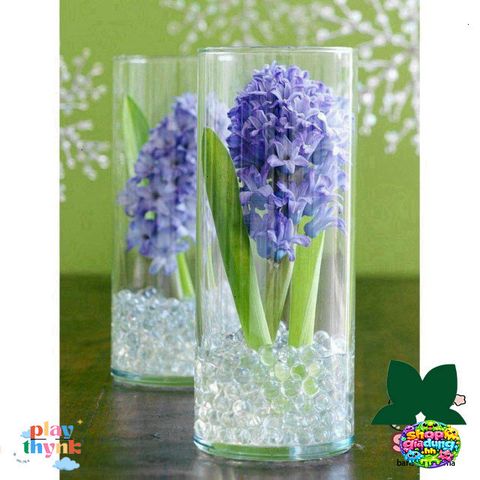 Hạt Tinh Thể Trồng Cây - Hạt Trân Châu Pha Lê Đa Màu, Tiết Kiệm Thời Gian và Dinh Dưỡng Cho Cây, 200-220 Hạt/Gói