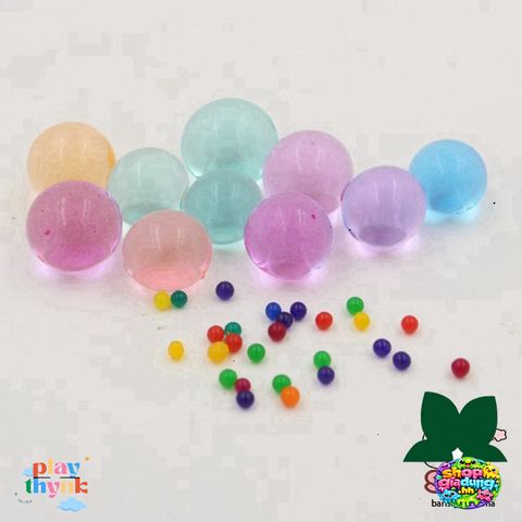 Hạt Tinh Thể Trồng Cây - Hạt Trân Châu Pha Lê Đa Màu, Tiết Kiệm Thời Gian và Dinh Dưỡng Cho Cây, 200-220 Hạt/Gói