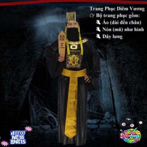 Trang Phục Halloween Cương Thi Hắc Bạch - Cosplay Độc Đáo Cho Người Lớn - Thể Hiện Phong Cách Bí Ẩn và Hấp Dẫn
