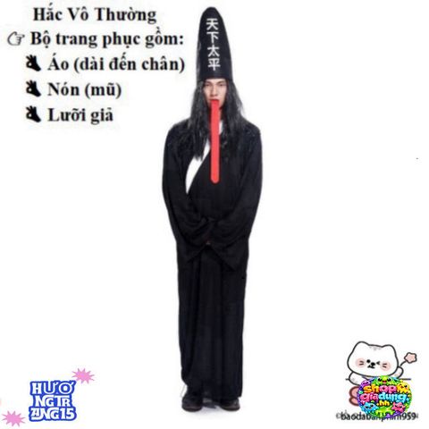 Trang Phục Halloween Cương Thi Hắc Bạch - Cosplay Độc Đáo Cho Người Lớn - Thể Hiện Phong Cách Bí Ẩn và Hấp Dẫn