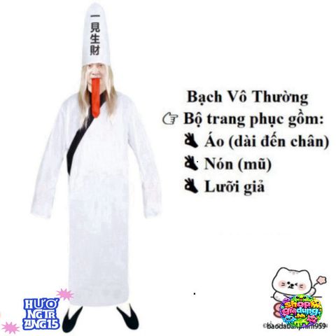 Trang Phục Halloween Cương Thi Hắc Bạch - Cosplay Độc Đáo Cho Người Lớn - Thể Hiện Phong Cách Bí Ẩn và Hấp Dẫn