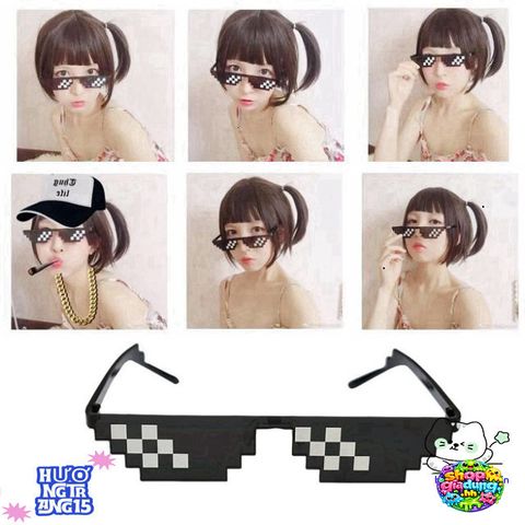 Kính Thug Life 6 Chấm Đen - Phụ Kiện Game Siêu Ngầu và Thời Trang Đẳng Cấp Cho Người Yêu Thích Sống Ảo