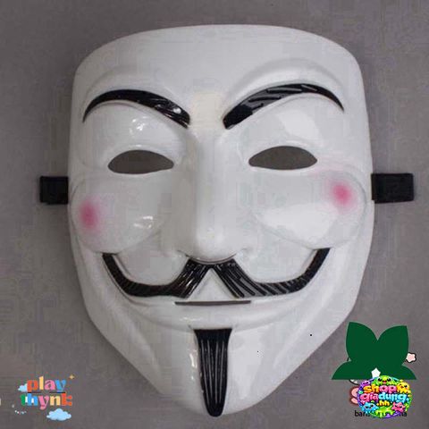 Bộ 2 Mặt Nạ Hacker Anonymous - Đồ Trang Trí Thời Trang Độc Lạ, Phong Cách Thế Giới Ngầm, Quà Tặng Hấp Dẫn