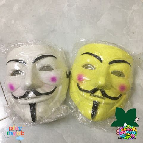 Bộ 2 Mặt Nạ Hacker Anonymous - Đồ Trang Trí Thời Trang Độc Lạ, Phong Cách Thế Giới Ngầm, Quà Tặng Hấp Dẫn