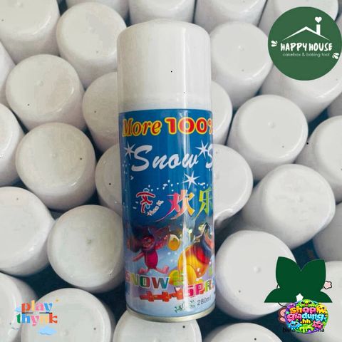 Bình Xịt Tuyết Nhân Tạo 280ml - Phụ Kiện Tiệc Sinh Nhật, Party, Kỷ Niệm - Bọt Tuyết Trắng Đặc Biệt