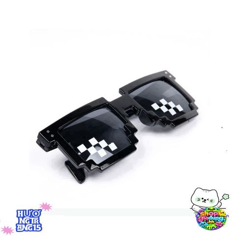 Kính Mắt Thug Life Vuông Côn Đồ Phong Cách 8Bit - Kính Chắn Bụi Dành Cho Nam Nữ, Xu Hướng 2018, Dễ Thương, Chất Lượng Cao