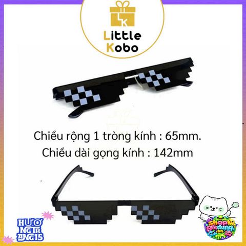 Kính Mắt Thug Life Cosplay Cao Cấp - Đồ Chơi Thời Trang Trẻ Em - Hot Trend Siêu Ngầu, Giải Trí Xả Stress
